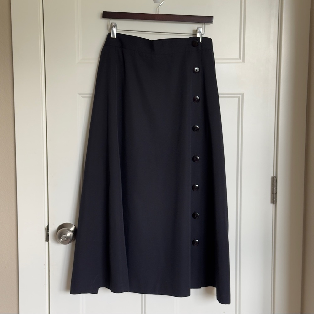 Vintage 90s Maggie McNaughton Side Button Up Skirt